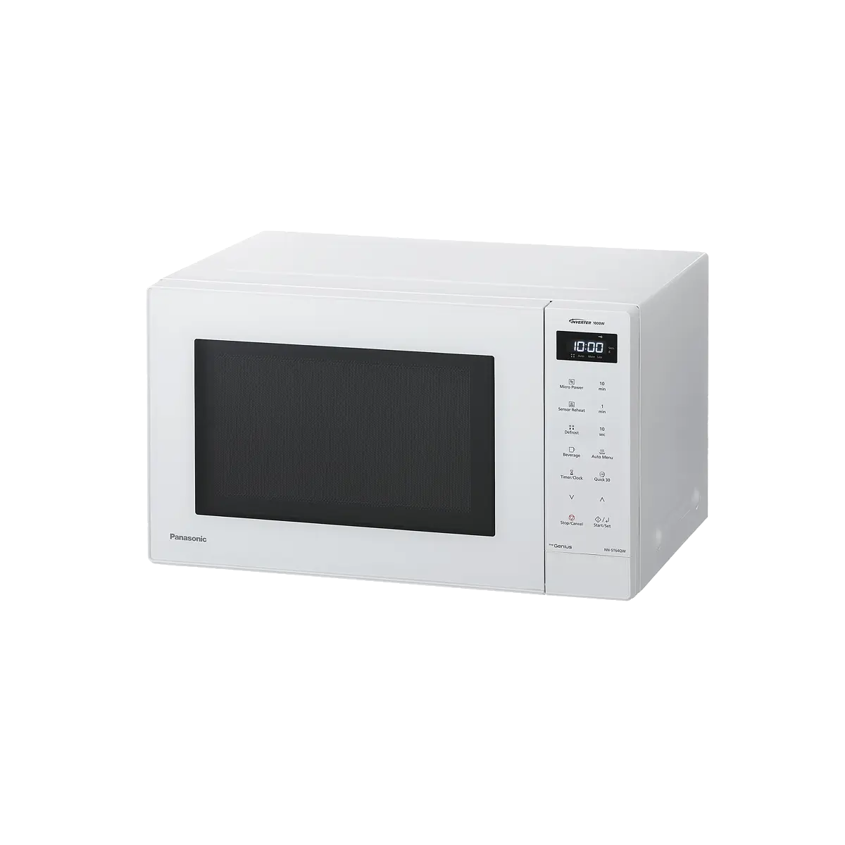 PANASONIC - 32L 1000W Solo Inverter Microwave White - NN-ST64QWBPQ - Kitchenary