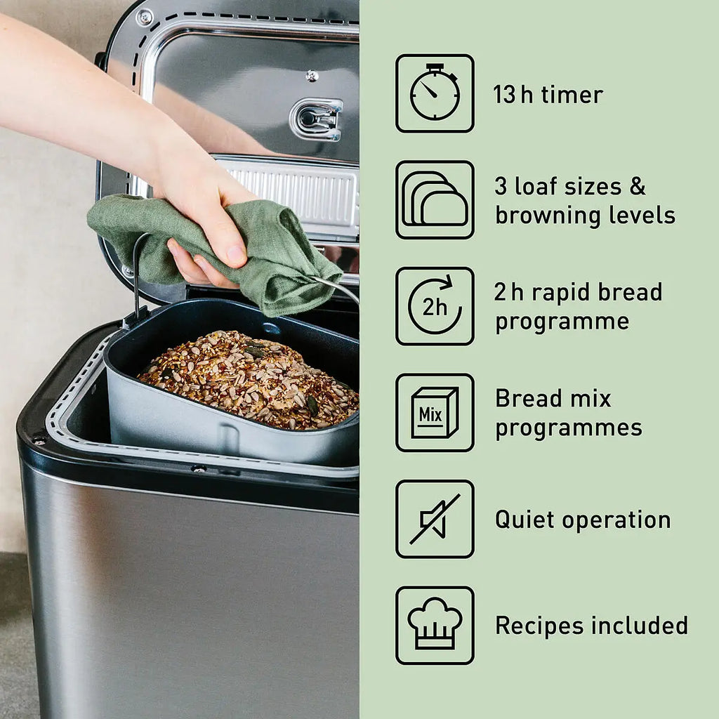 PANASONIC - Automatic Breadmaker - Silver - SD-YR2550SXC - Kitchenary
