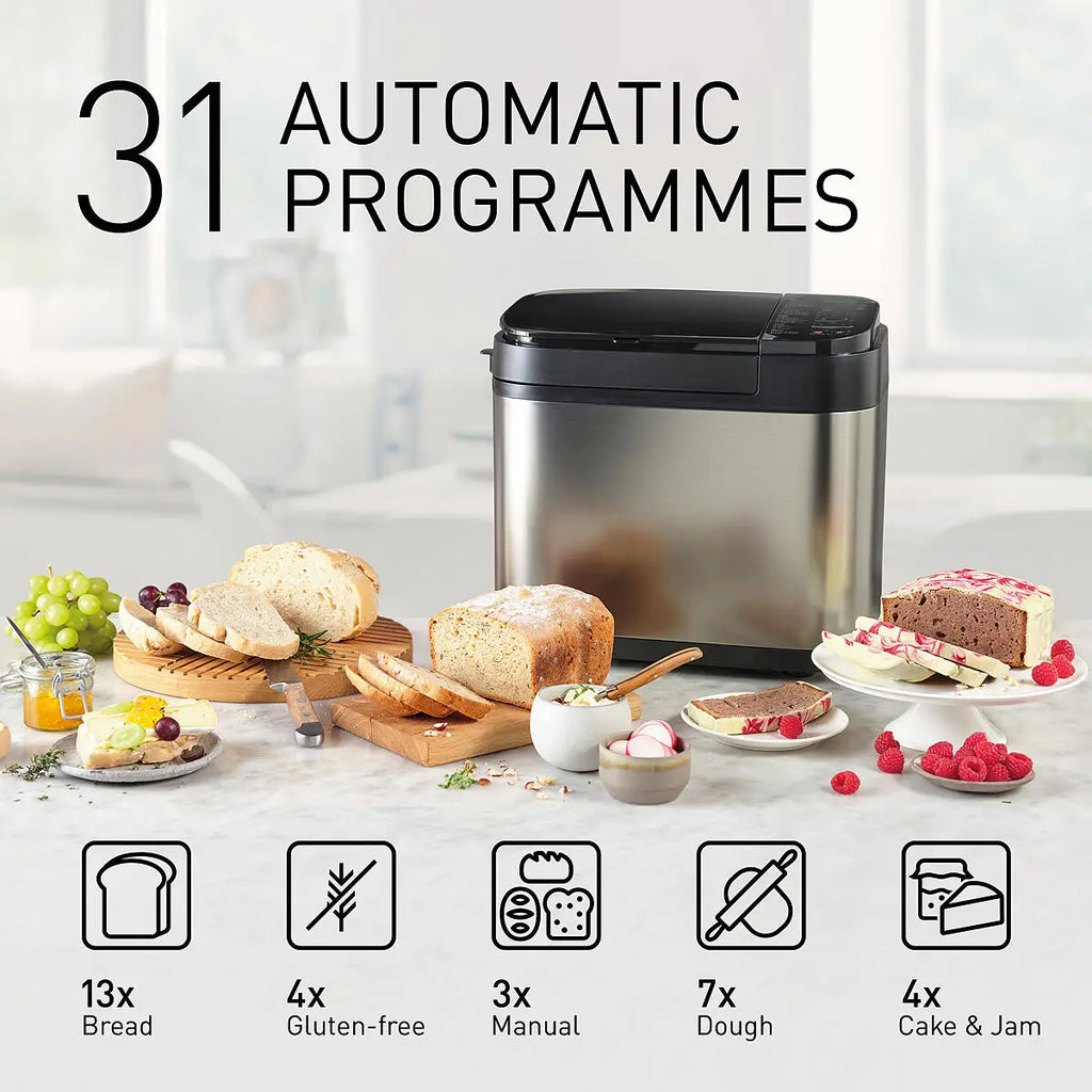 PANASONIC - Automatic Breadmaker - Silver - SD-YR2550SXC - Kitchenary