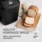 PANASONIC - Automatic Mini Breadmaker - Black - SD-PN100KXC - Kitchenary