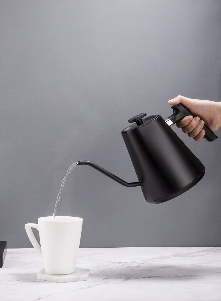 FELICITA Square Felicita Square Temperature Control Electric Kettle - Black