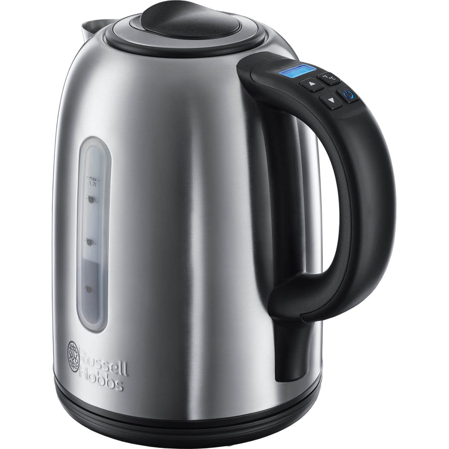 RUSSELL HOBBS - Buckingham Variable Temperature Digital Kettle - Stainless Steel - 21040 - Kitchenary