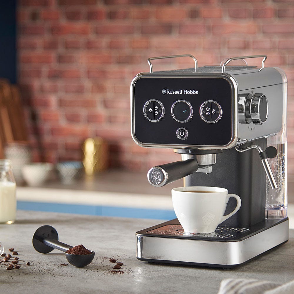 RUSSELL HOBBS - Distinctions Espresso Machine - Black - 26450 - Kitchenary