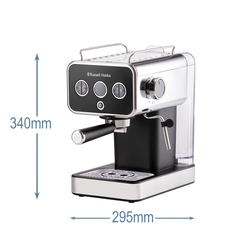 RUSSELL HOBBS - Distinctions Espresso Machine - Black - 26450 - Kitchenary