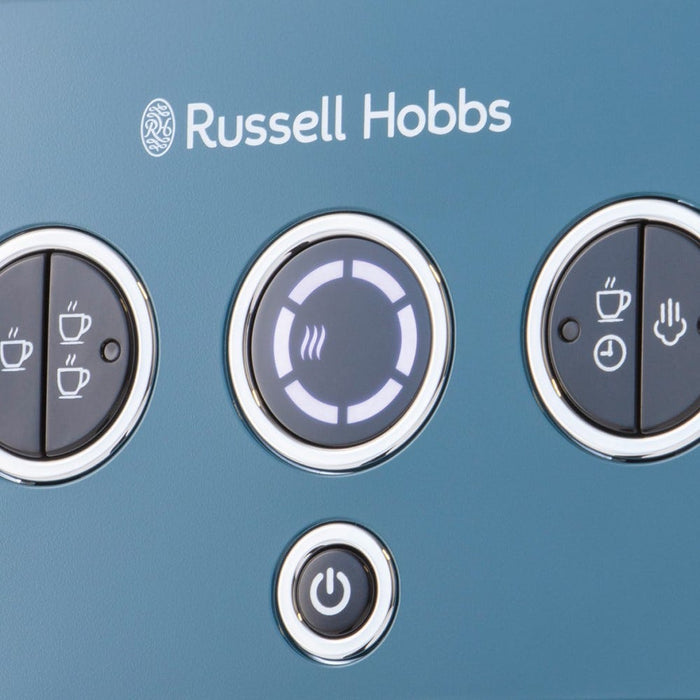 RUSSELL HOBBS - Distinctions Espresso Machine - Ocean Blue - 26451 - Kitchenary