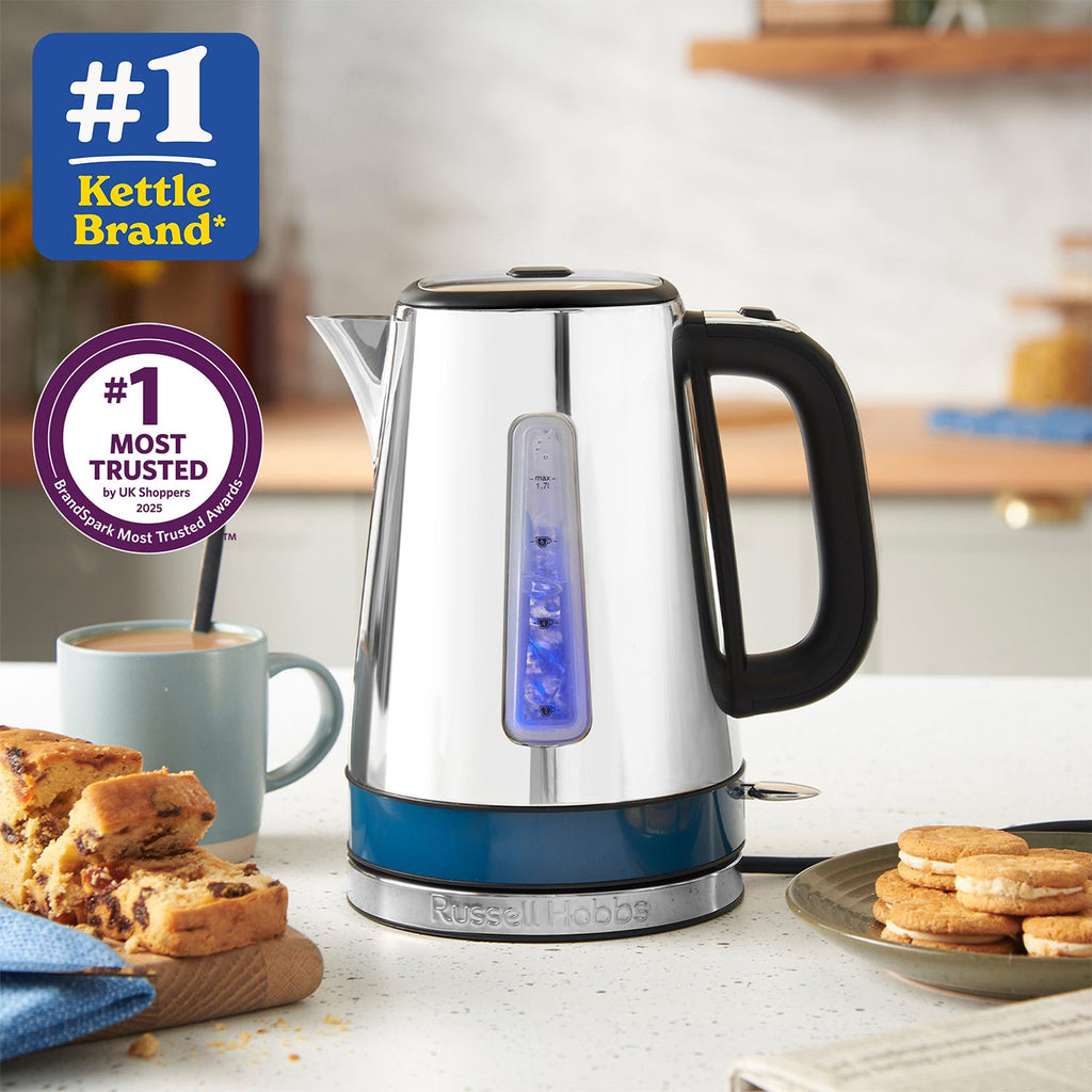 RUSSELL HOBBS - Distinctions Jug Kettle - Ocean Blue - 24282 - Kitchenary