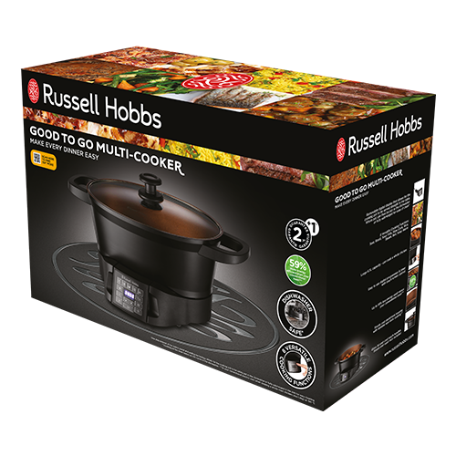 RUSSELL HOBBS - Good to Go Multicooker - Black - 28270 - Kitchenary