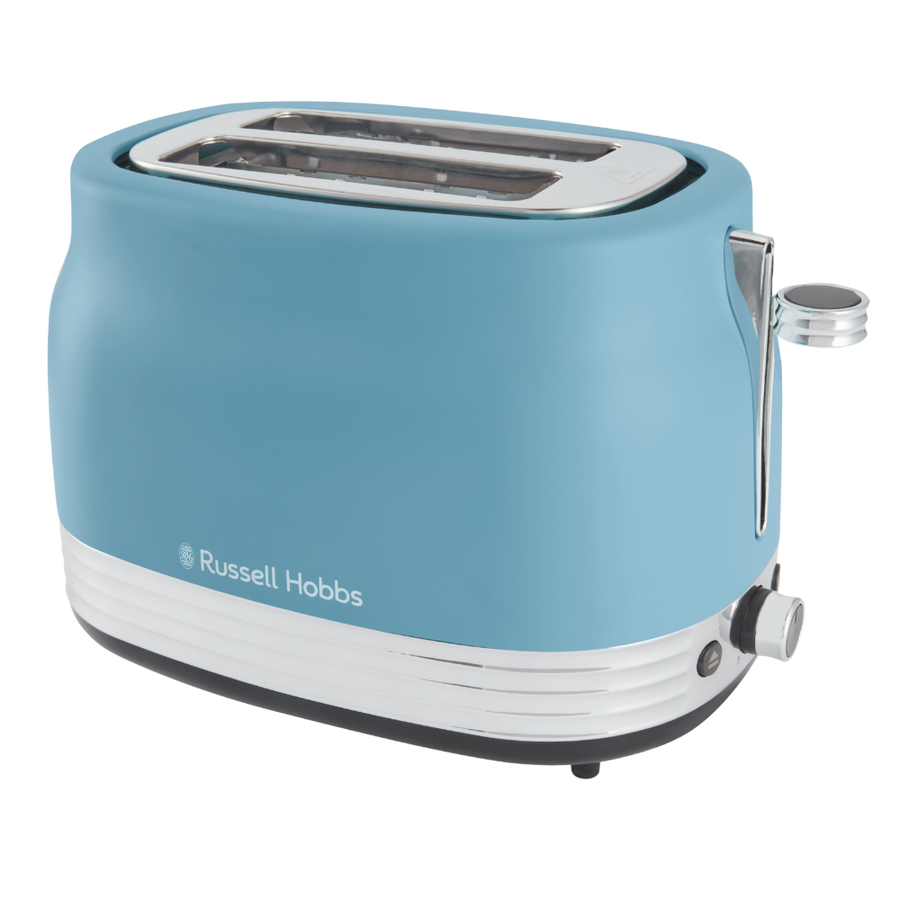 RUSSELL HOBBS - Hanley 2 Slice Toaster - Retro Blue - 28651 - Kitchenary