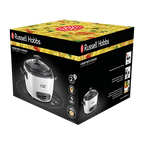 RUSSELL HOBBS - Large Rice Cooker & Steamer - Black & White - 27040 - Kitchenary