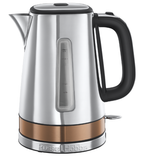 RUSSELL HOBBS - Luna Quiet Boil Kettle - Copper Accents - 24280 - Kitchenary