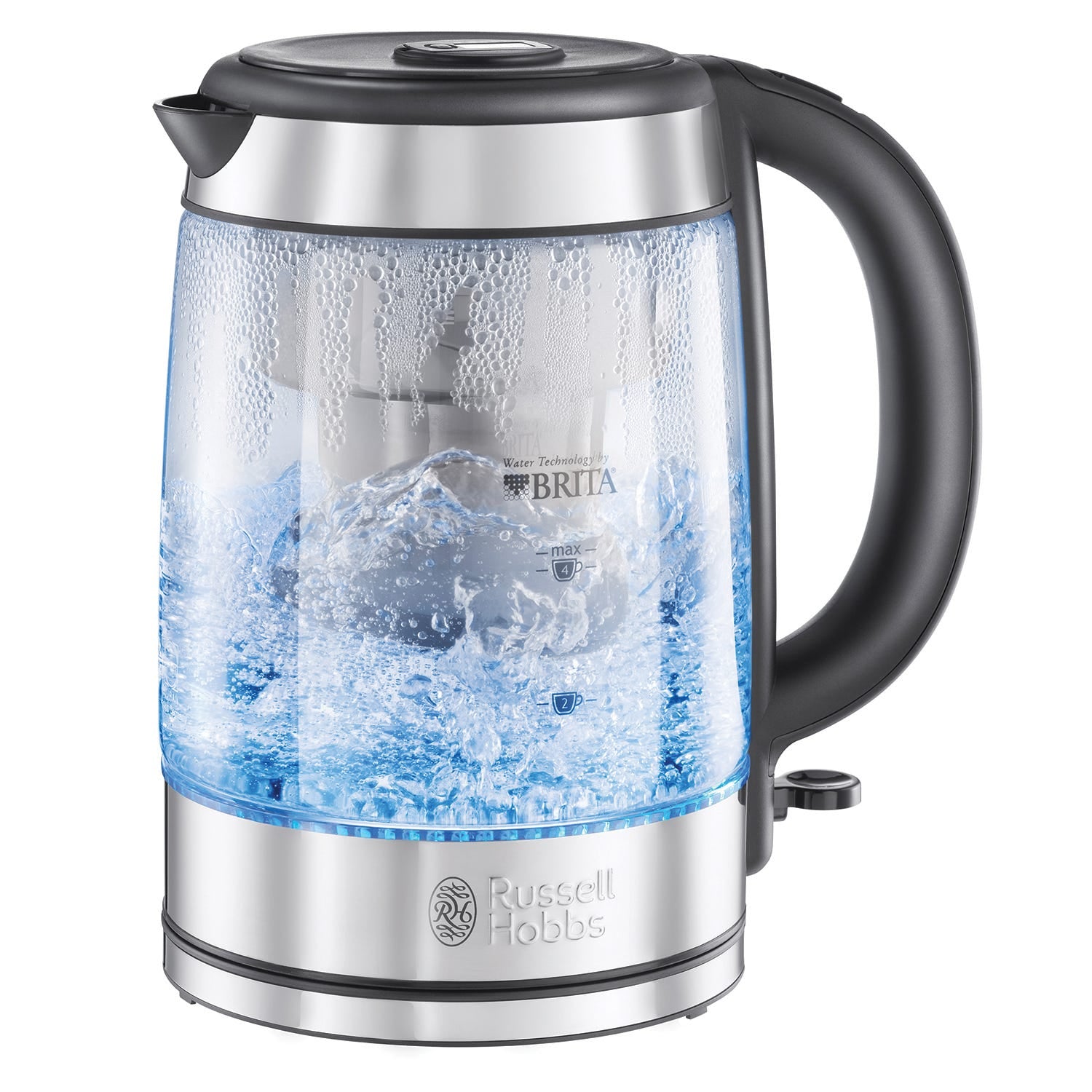RUSSELL HOBBS - Purity Glass Brita Kettle - Clear - 20760-10 - Kitchenary
