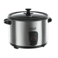 RUSSELL HOBBS - Rice Cooker & Steamer - Black & Stainless Steel - 19750 - Kitchenary