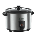 RUSSELL HOBBS - Rice Cooker & Steamer - Black & Stainless Steel - 19750 - Kitchenary