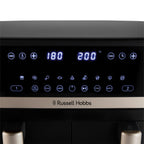 RUSSELL HOBBS - Satisfry 9L Dual Basket Air Fryer - Black - 27680 - Kitchenary