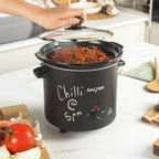 SALTER - 3.5L Chalkboard Slow Cooker - Black - EK6262 - Kitchenary
