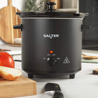 SALTER - 3.5L Chalkboard Slow Cooker - Black - EK6262 - Kitchenary