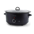 SALTER - 6.5L Kuro Slow Cooker - Black - EK6250MBLK - Kitchenary