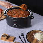 SALTER - 6.5L Kuro Slow Cooker - Black - EK6250MBLK - Kitchenary