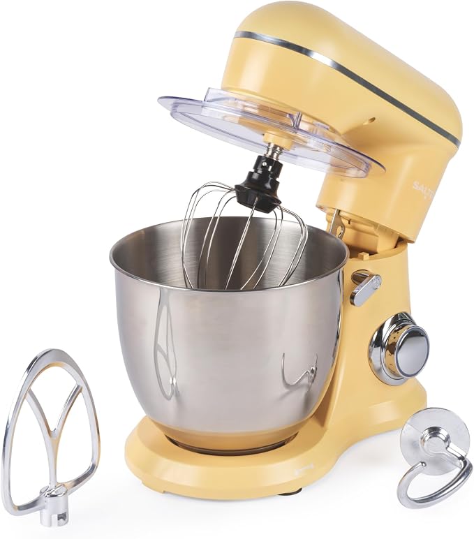 SALTER - British Bakes Stand Mixer - Yellow - EK5511BBYLW - Kitchenary
