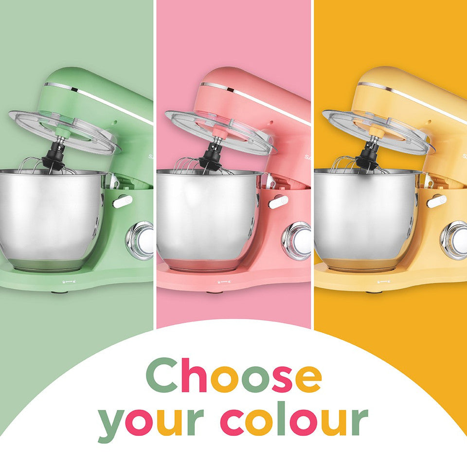 SALTER - British Bakes Stand Mixer - Yellow - EK5511BBYLW - Kitchenary