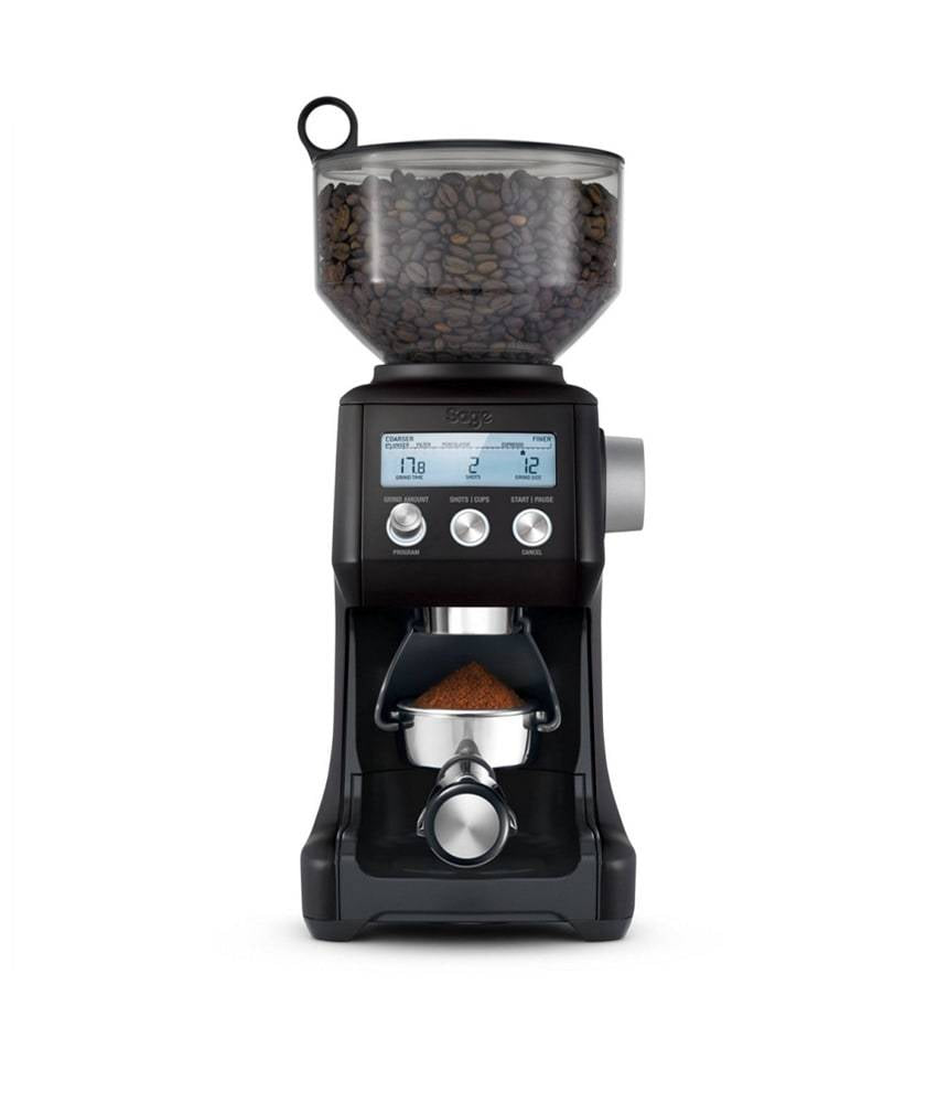 SAGE SCG820BTR4GUK1 The Smart Grinder Pro Coffee Grinder - Black Truffle