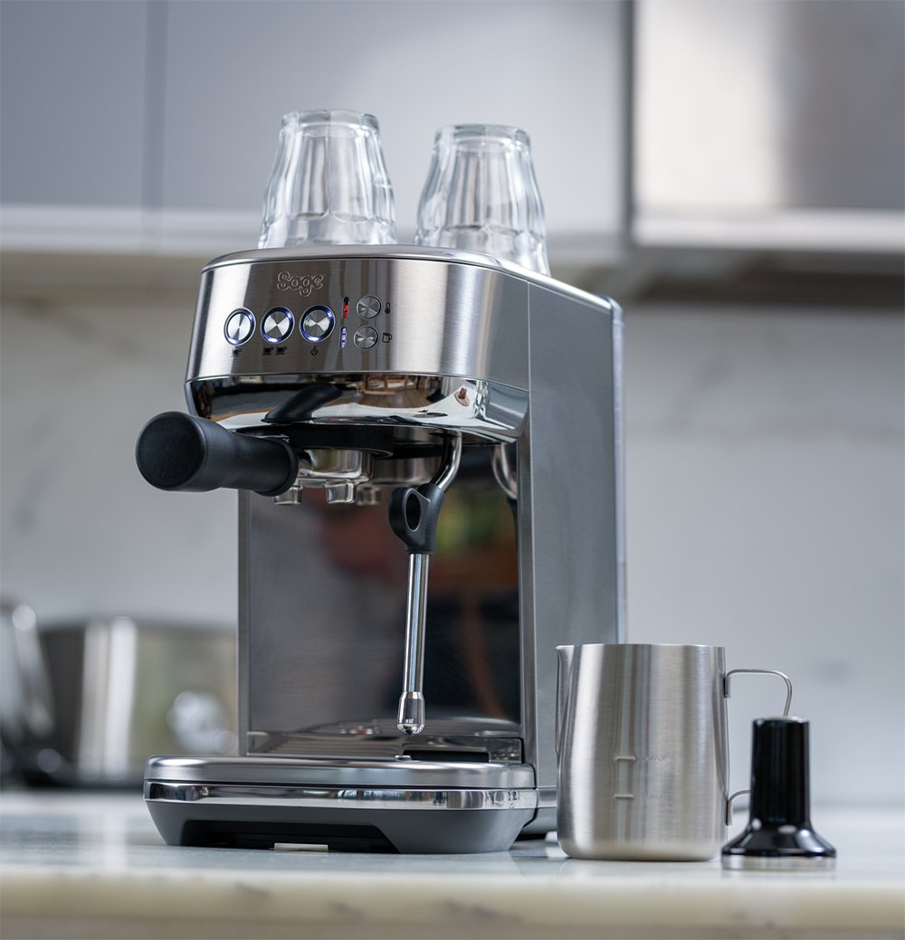 SAGE SES500BSS4GUK1 Bambino Plus Espresso Machine - Stainless Steel