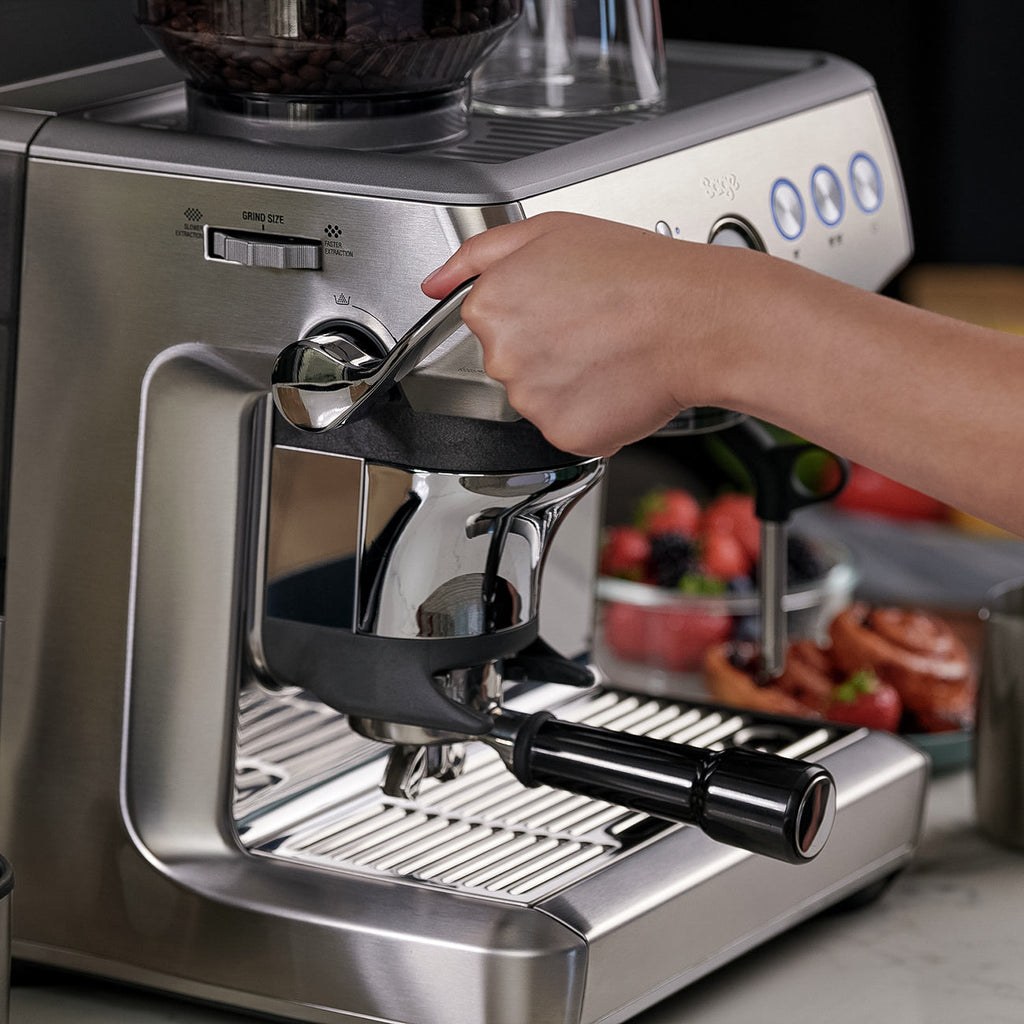 SAGE SES876BSS4GUK1 Barista Express Impress Espresso Machine - Stainless Steel