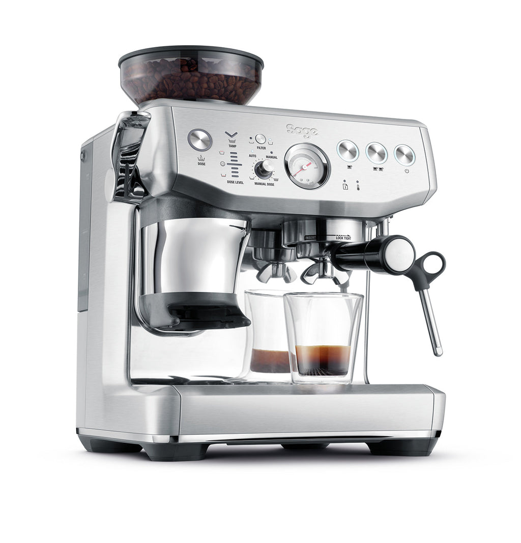 SAGE SES876BSS4GUK1 Barista Express Impress Espresso Machine - Stainless Steel