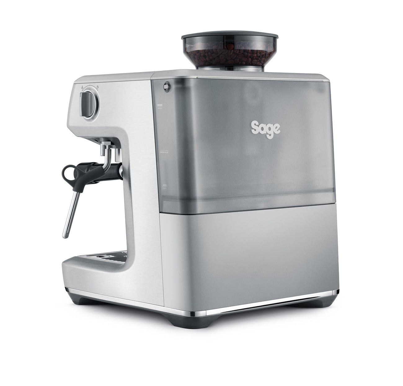SAGE SES876BSS4GUK1 Barista Express Impress Espresso Machine - Stainless Steel