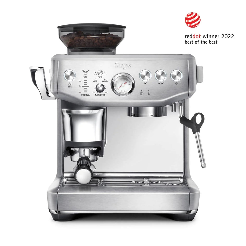 SAGE SES876BSS4GUK1 Barista Express Impress Espresso Machine - Stainless Steel