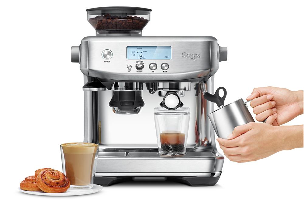 SAGE SES878BSS4GEU1 The Barista Pro Espresso Machine - Stainless Steel