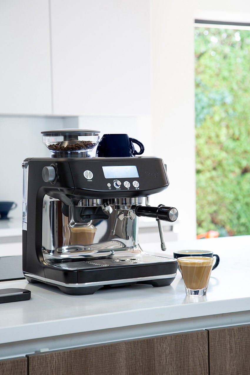 SAGE SES878BTR4GEU1 The Barista Pro Espresso Machine - Black Truffle