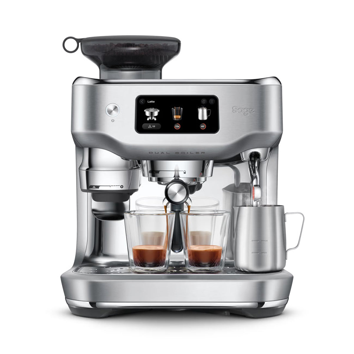 SAGE SES995BSS4GUK1 The Oracle Dual Boiler Espresso Machine - Stainless Steel