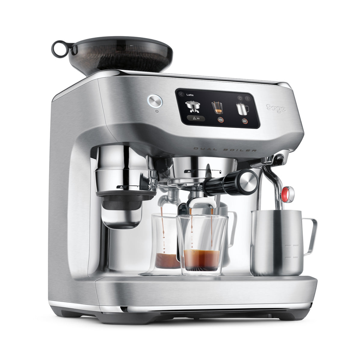 SAGE SES995BSS4GUK1 The Oracle Dual Boiler Espresso Machine - Stainless Steel