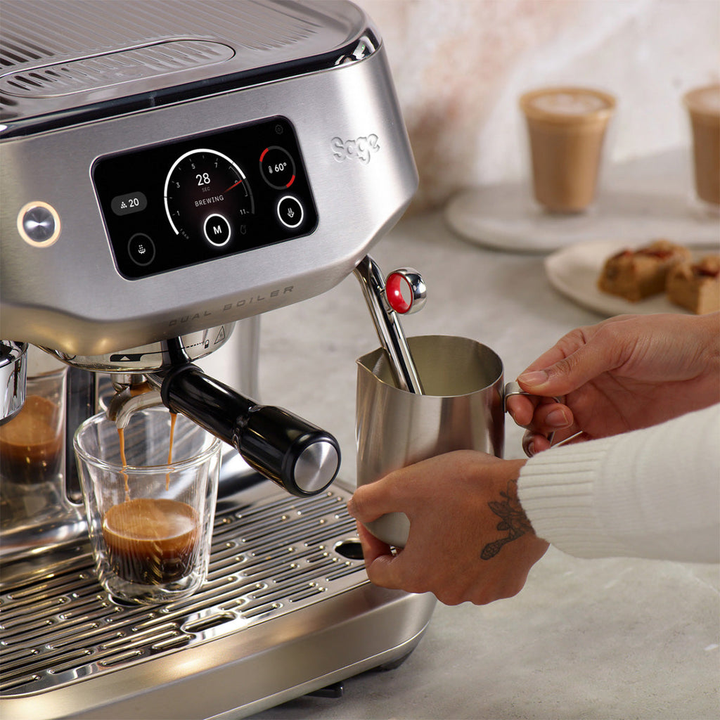 SAGE SES995BSS4GUK1 The Oracle Dual Boiler Espresso Machine - Stainless Steel