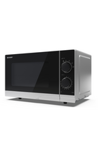 SHARP - 20L 700W Solo Manual Microwave - Silver - YC-PS201AU-S - Kitchenary