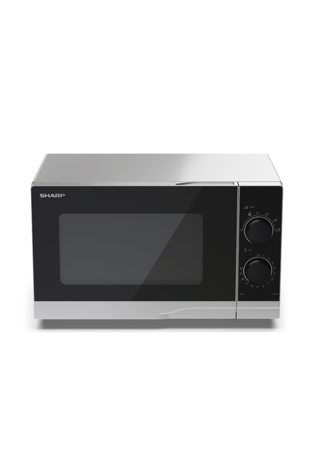 SHARP - 20L 700W Solo Manual Microwave - Silver - YC-PS201AU-S - Kitchenary