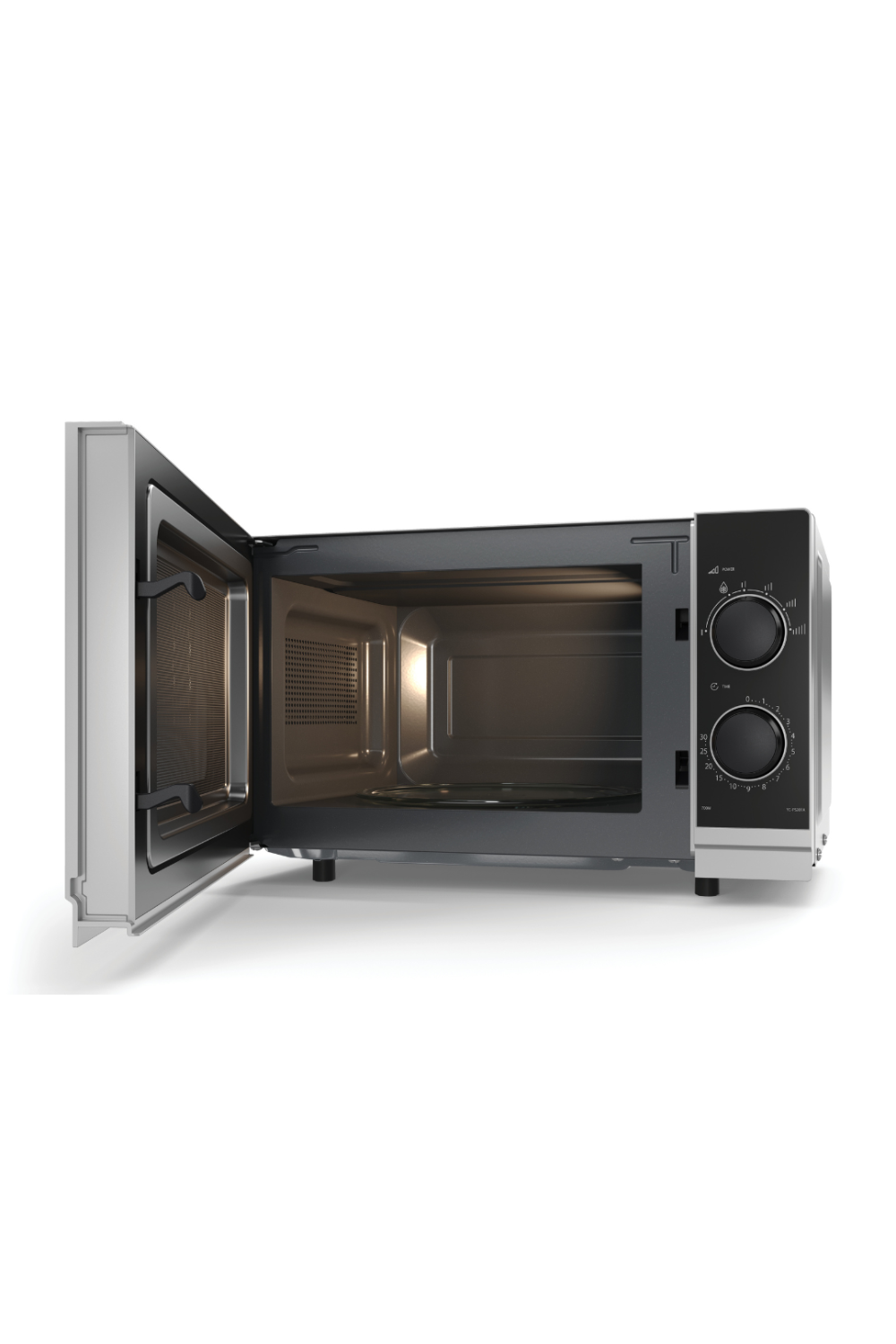 SHARP - 20L 700W Solo Manual Microwave - Silver - YC-PS201AU-S - Kitchenary