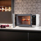 SHARP - 20L 800W Grill Microwave - Silver - YC-MG02U-S - Kitchenary