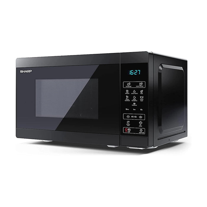 SHARP - 20L 800W Solo Digital Microwave - Black - YC-MS02U-B - Kitchenary