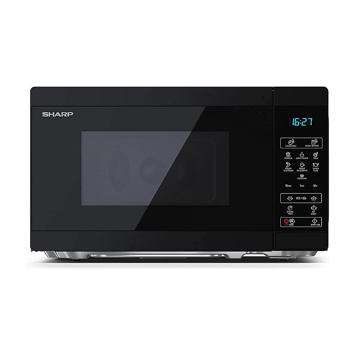 SHARP - 20L 800W Solo Digital Microwave - Black - YC-MS02U-B - Kitchenary