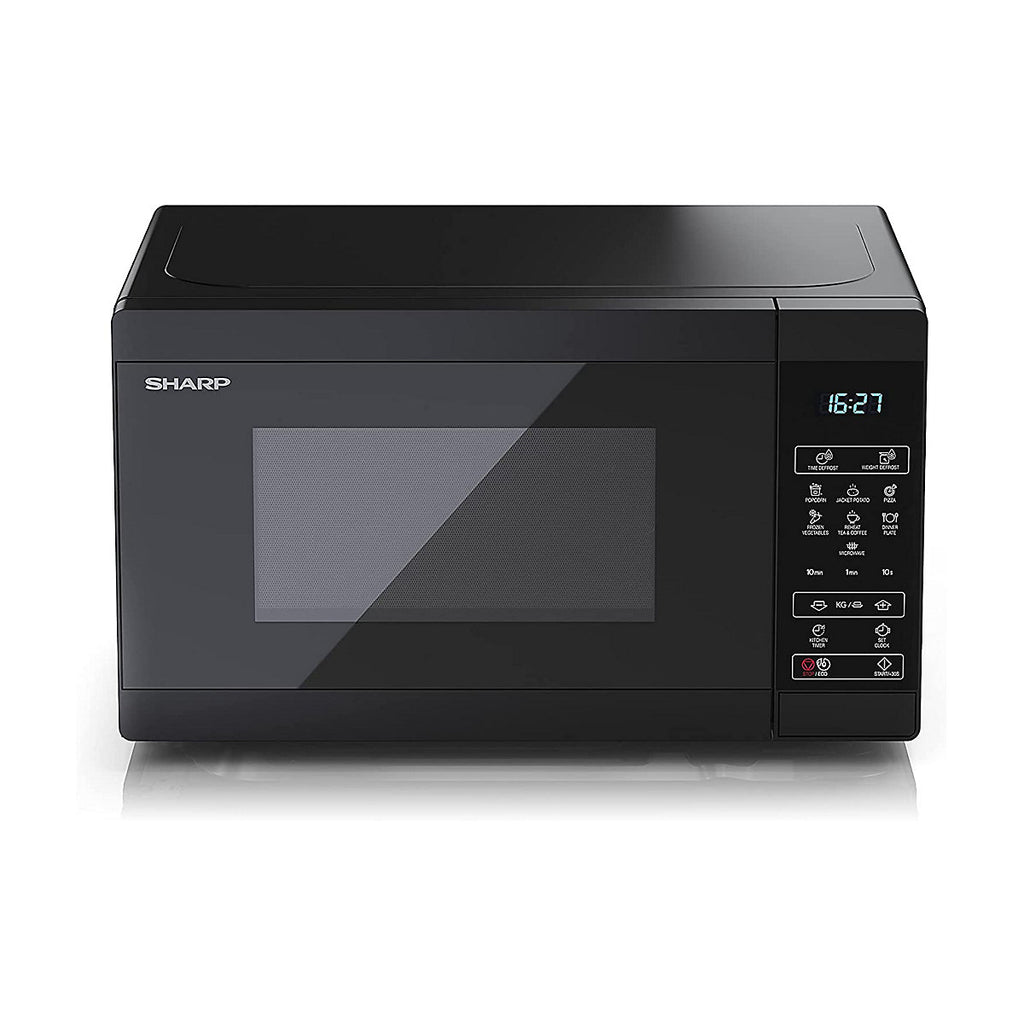 SHARP - 20L 800W Solo Digital Microwave - Black - YC-MS02U-B - Kitchenary
