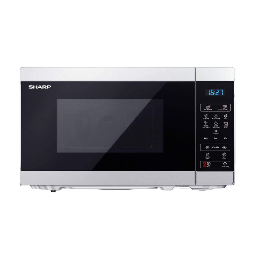 SHARP - 20L 800W Solo Digital Microwave - Silver - YC-MS02U-S - Kitchenary