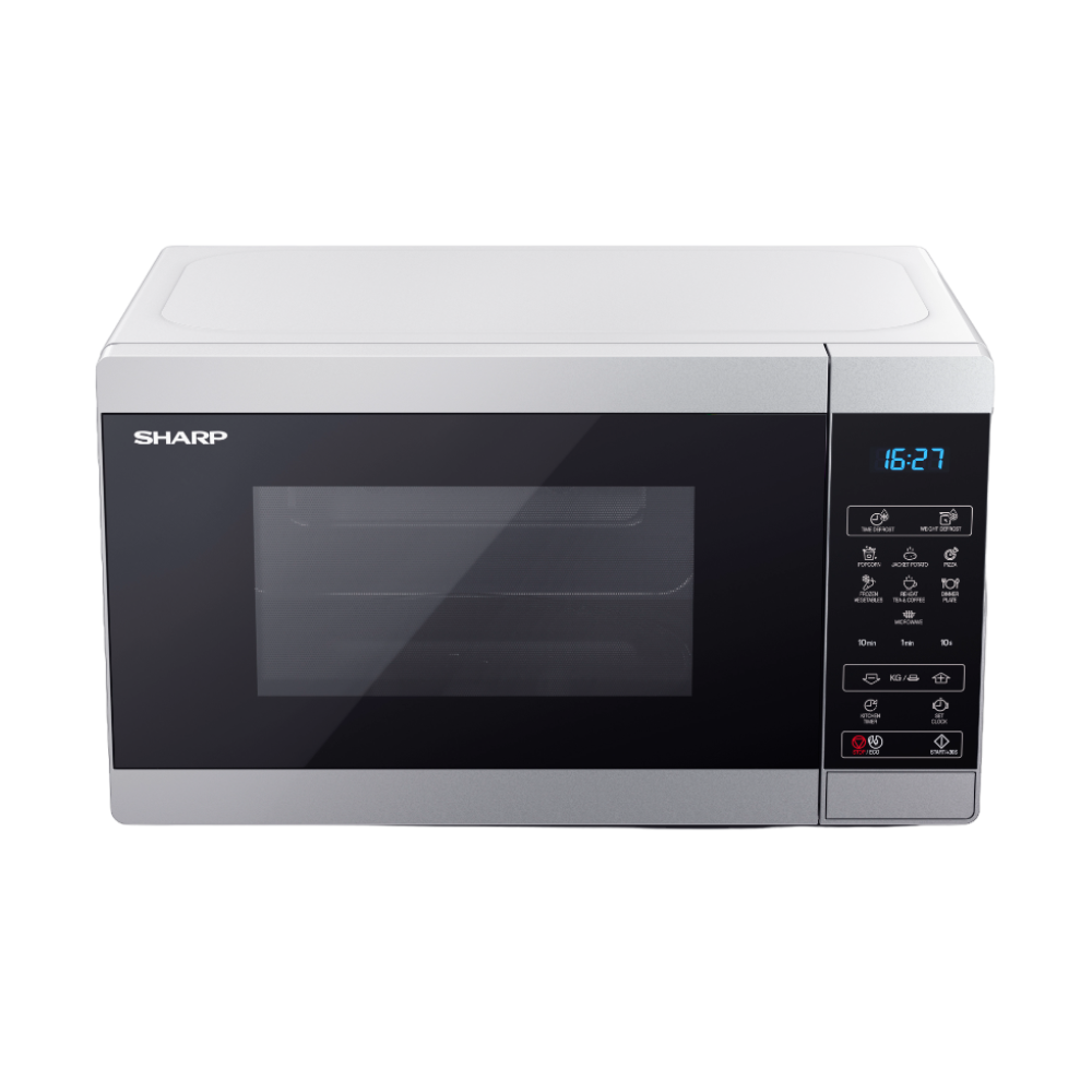 SHARP - 20L 800W Solo Digital Microwave - Silver - YC-MS02U-S - Kitchenary