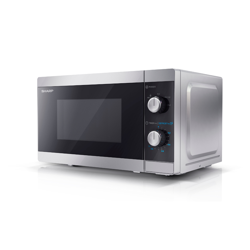 SHARP - 20L 800W Solo Manual Microwave - Black - YC-MS01U-B - Kitchenary