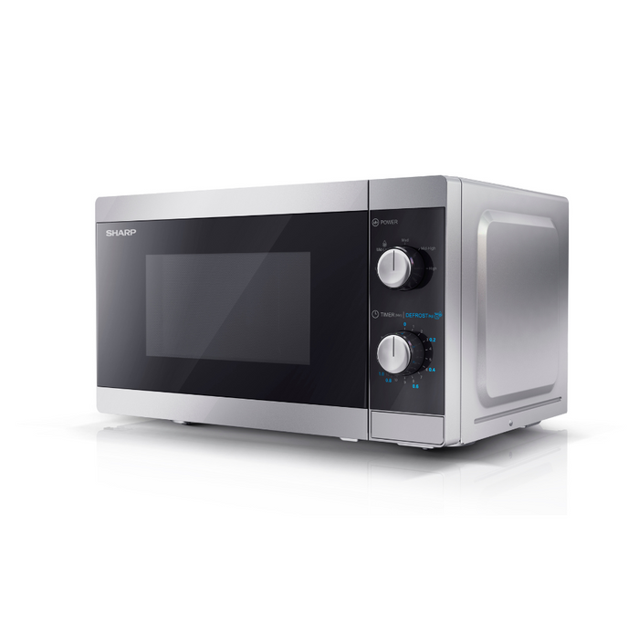SHARP - 20L 800W Solo Manual Microwave - Black - YC-MS01U-B - Kitchenary