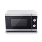 SHARP - 20L 800W Solo Manual Microwave - Black - YC-MS01U-B - Kitchenary
