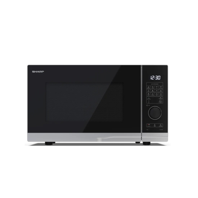 SHARP - 25L 900W Grill Microwave - Silver - YC-PG254AU-S - Kitchenary