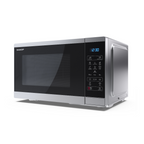 SHARP - 25L 900W Solo Digital Microwave - Silver - YC-MS252AU-S - Kitchenary