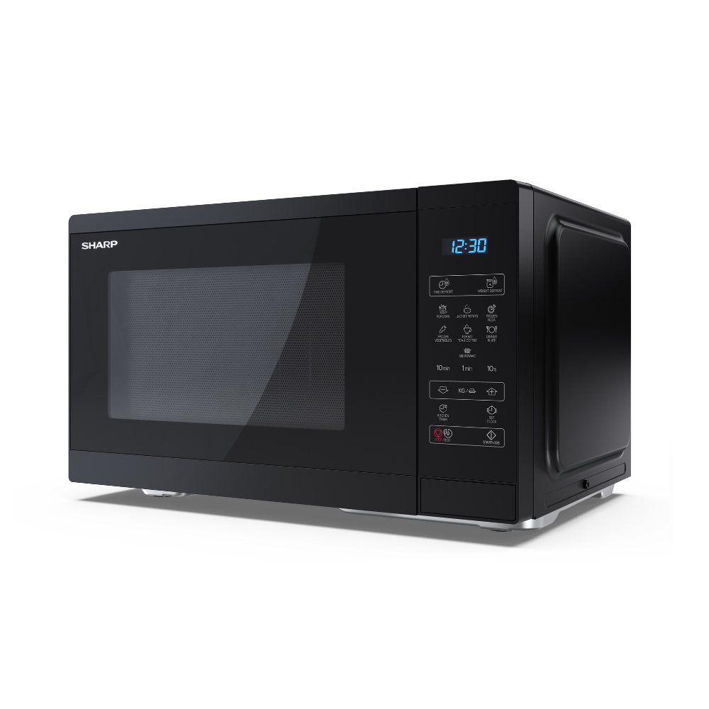 SHARP - 25L 900W Solo Digital Microwave - Silver - YC-MS252AU-S - Kitchenary